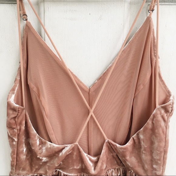 🚫 SOLD - UO Velvet Playsuit/Romper - Picture 3 of 3